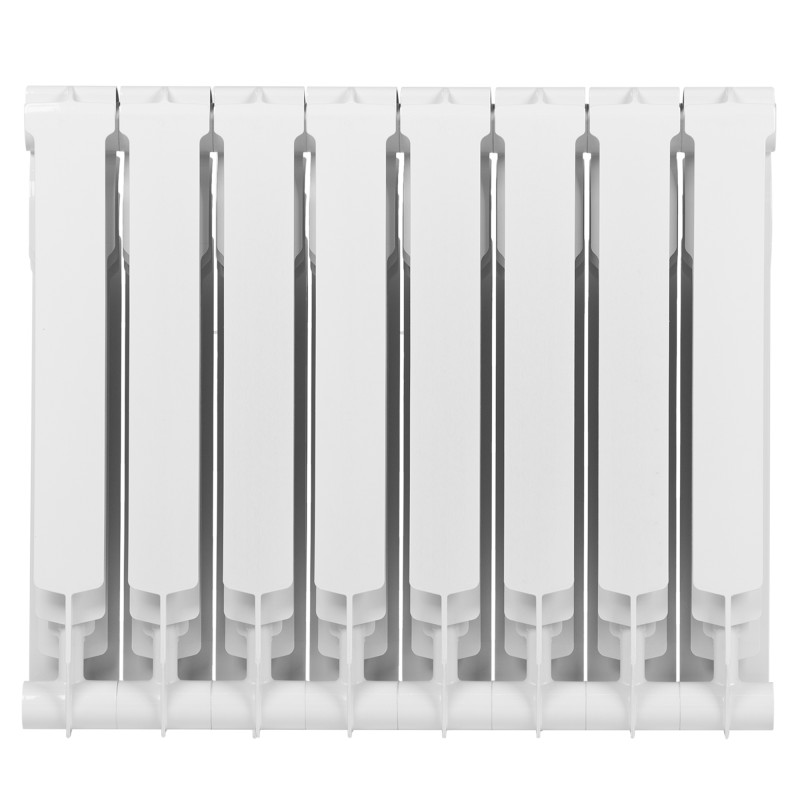 Радиатор алюминиевый Royal Thermo Monoblock A 500 2.0 (8 секций) сзади