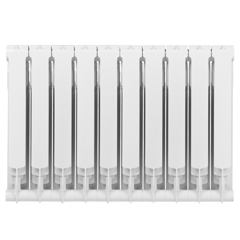 Радиатор алюминиевый Royal Thermo Monoblock A 500 2.0 (10 секций) сзади