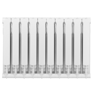 Радиатор алюминиевый Royal Thermo Monoblock A 500 2.0 (10 секций) сзади