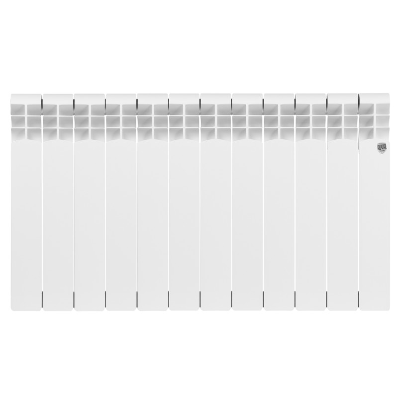 Радиатор алюминиевый Royal Thermo Monoblock A 500 2.0 (12 секций) спереди