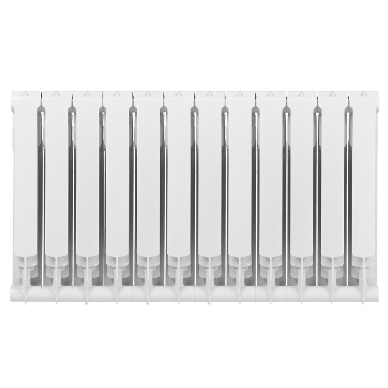 Радиатор алюминиевый Royal Thermo Monoblock A 500 2.0 (12 секций) сзади