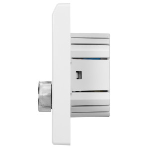 Терморегулятор для теплого пола Royal Thermo Intellon RTI-16 белый/черный сбоку