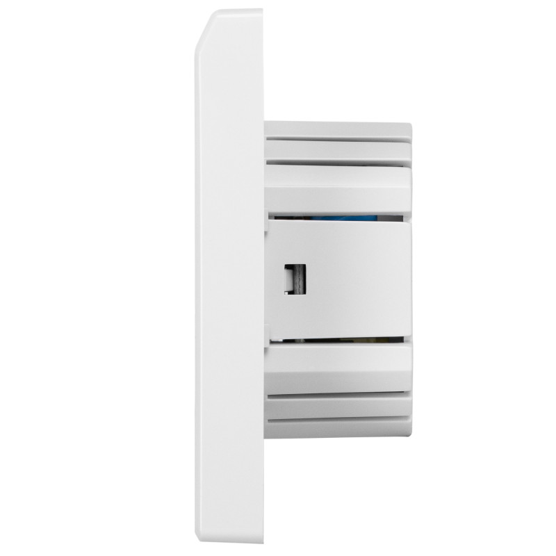 Терморегулятор для теплого пола Royal Thermo Sensonite RTS-16 белый/черный сбоку