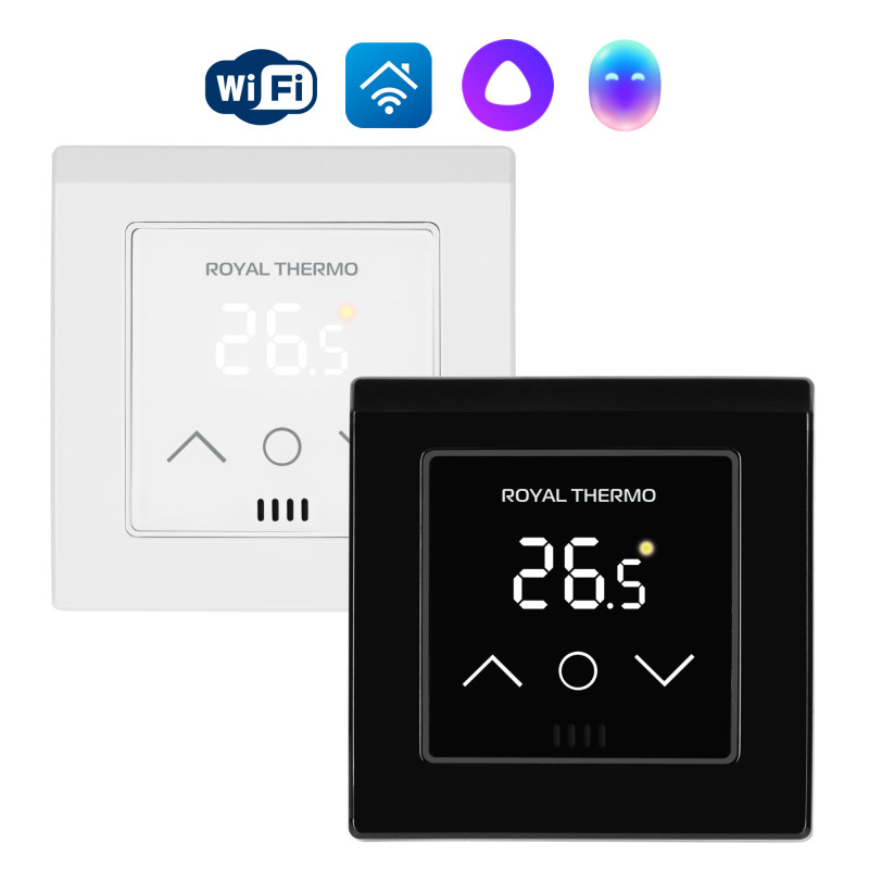 Терморегулятор для теплого пола Royal Thermo Sensonite RTS-16 белый/черный особенности