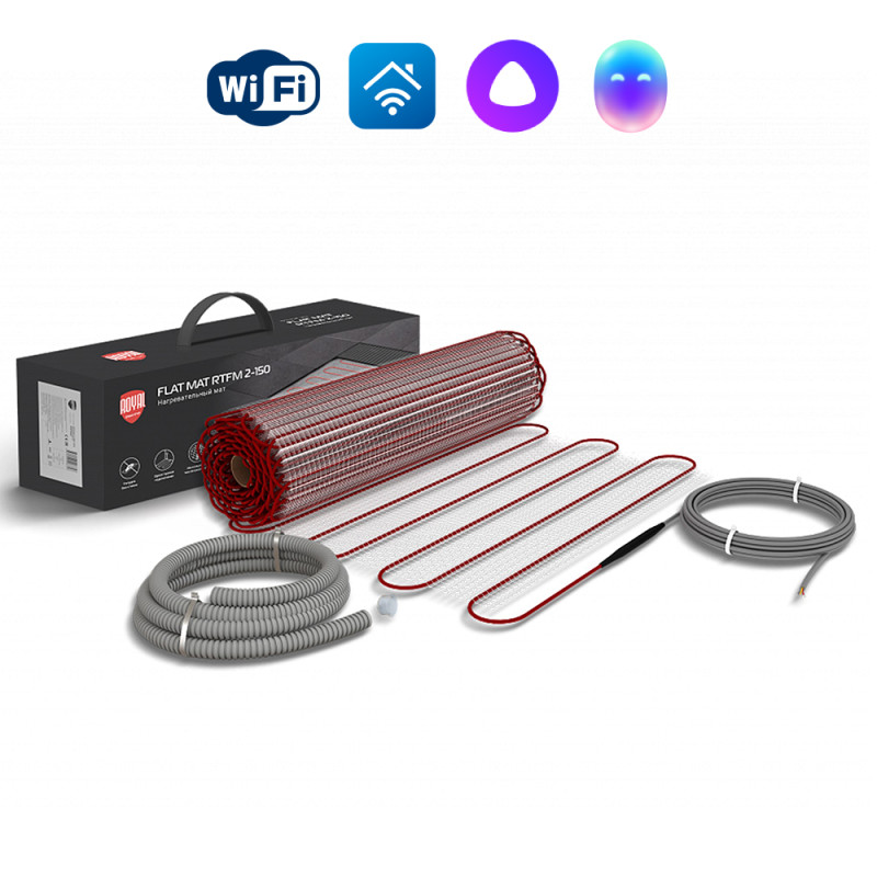Нагревательный мат Royal Thermo Flat Mat RTFM 2-150-2,5 2.5 кв.м. 370 Вт особенности