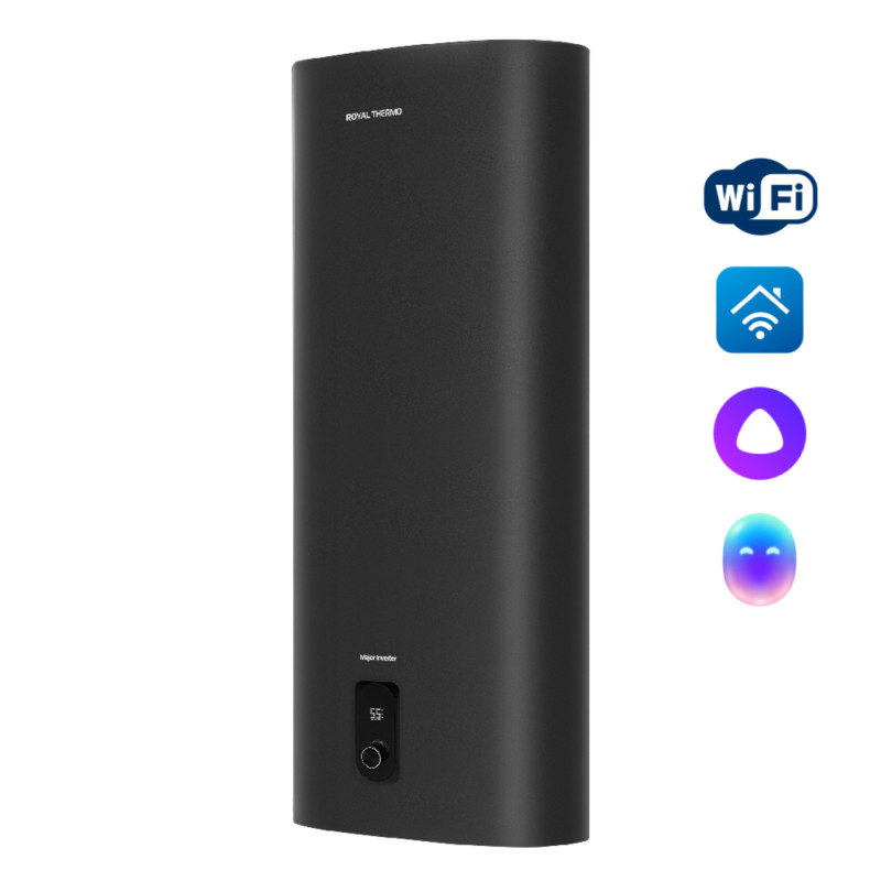 Накопительный водонагреватель Royal Thermo RWH 50 Major Inverter Grafit под углом