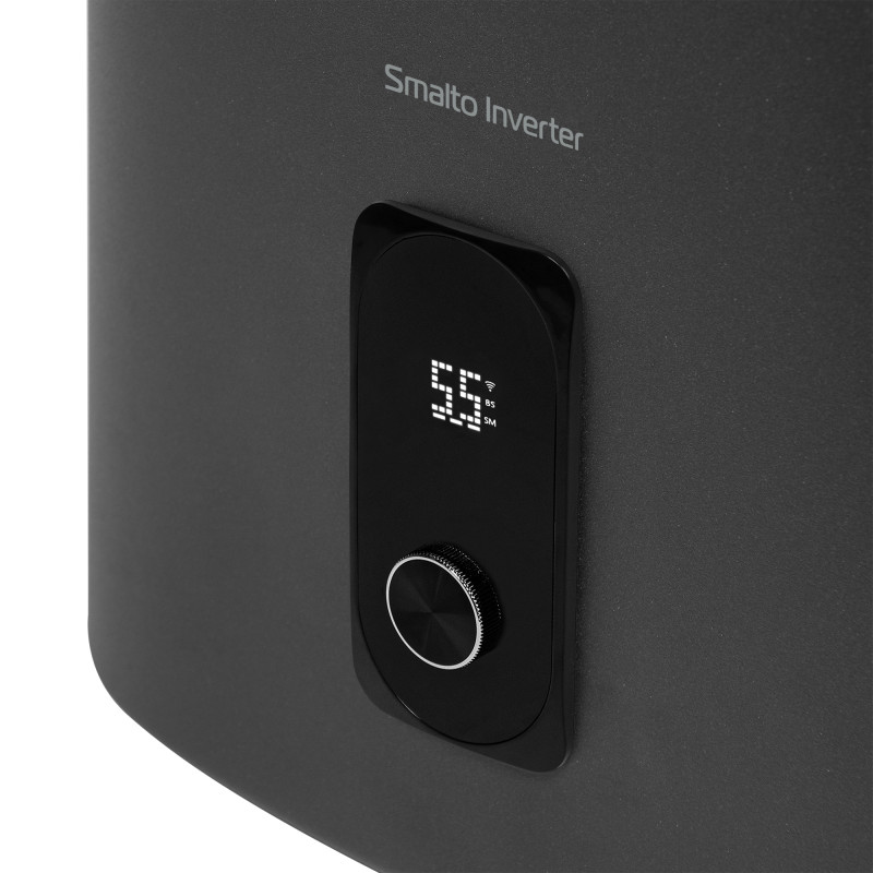 Накопительный водонагреватель Royal Thermo RWH 30 Smalto Inverter Grafit дисплей под углом