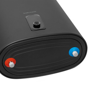 Накопительный водонагреватель Royal Thermo RWH 50 Smalto Inverter Grafit снизу под углом