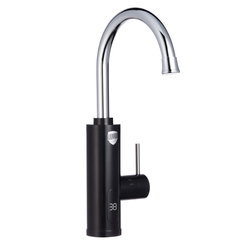Проточный водонагреватель Royal Thermo QuickTap (Black) под углом
