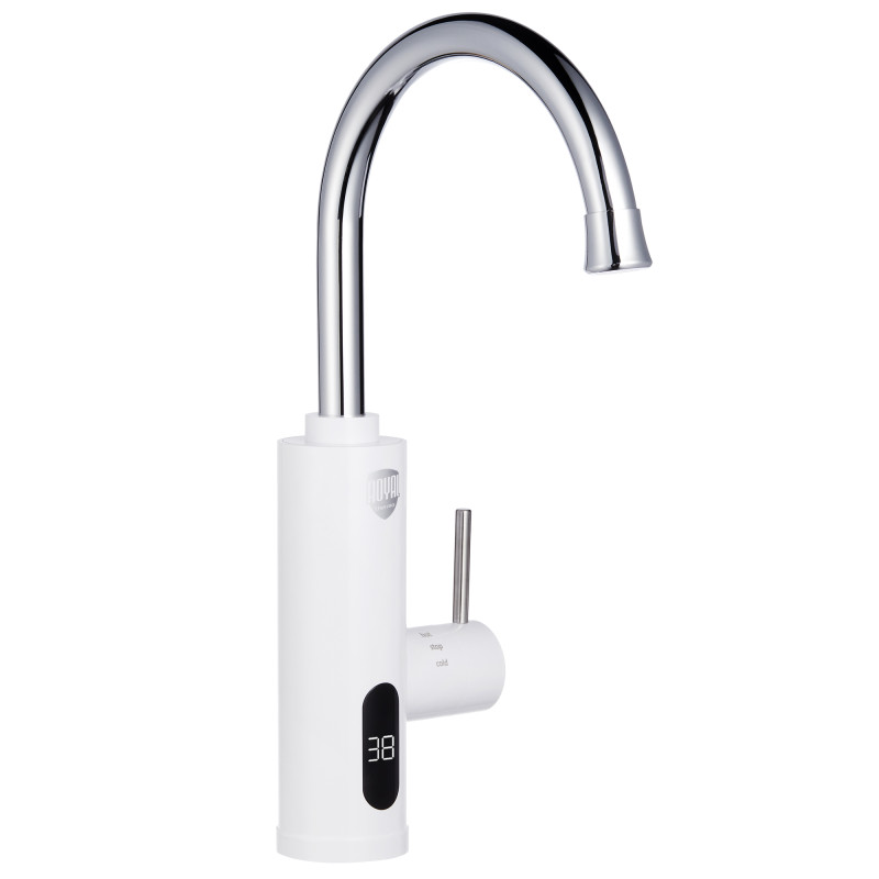 Проточный водонагреватель Royal Thermo QuickTap (White) под углом