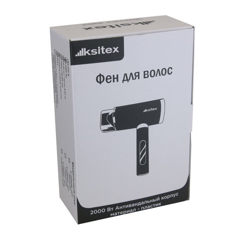 Фен настенный Ksitex F-2000C JET упаковка