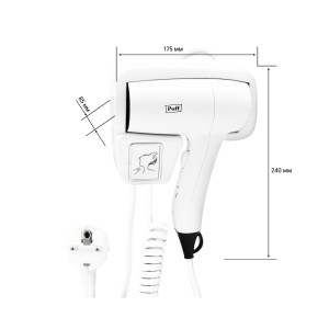 Фен настенный Puff-1201 характеристики