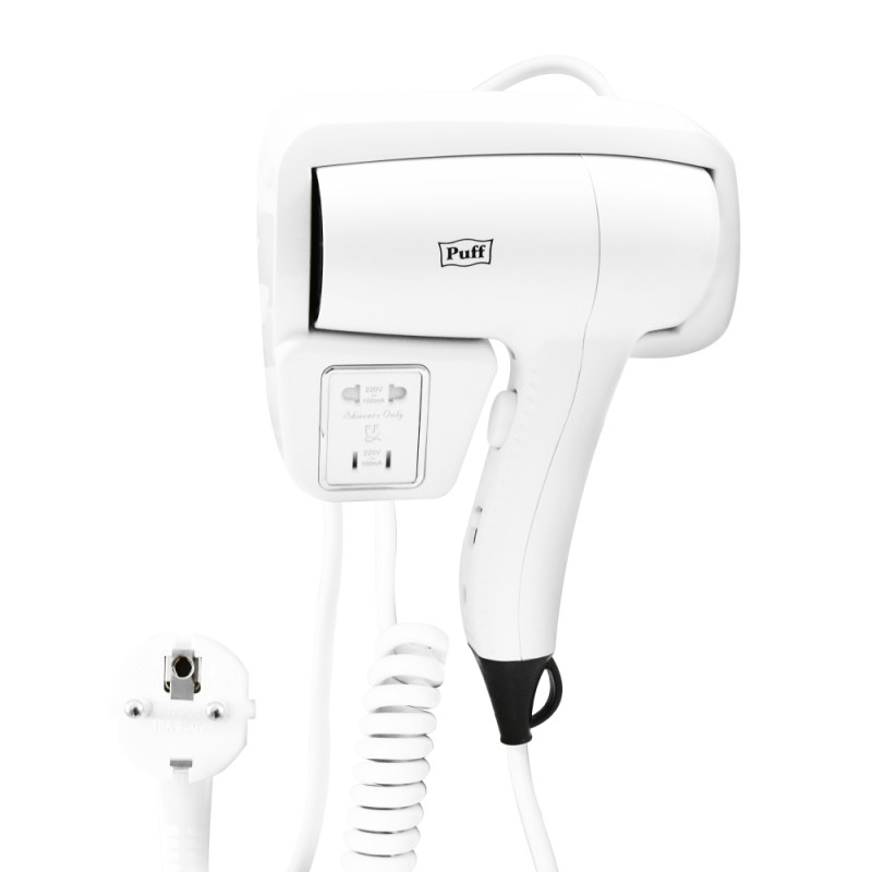 Фен настенный Puff-1201B сбоку