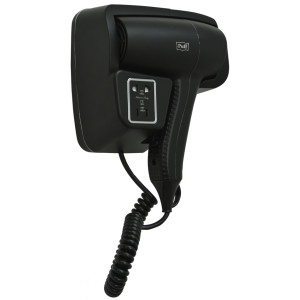 Фен настенный  Puff-1201BlB (с розеткой для бритвы)