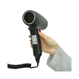 Фен настенный  Puff-1201BlB (с розеткой) спереди