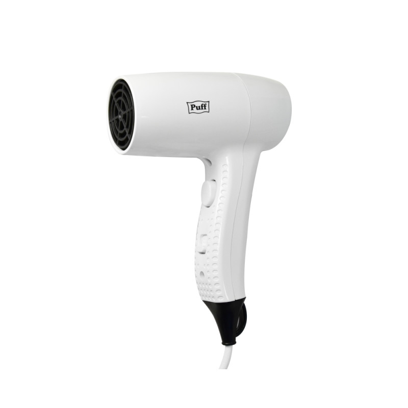 Фен настенный Puff-1202B (с розеткой для бритвы) под углом