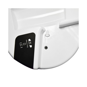 Фен настенный Puff-1202B (с розеткой для бритвы) крепление с розеткой