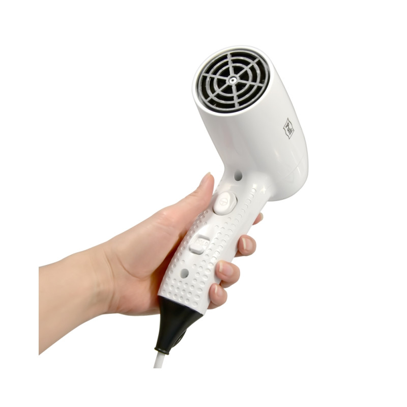 Фен настенный Puff-1203B (с розеткой для бритвы) под углом