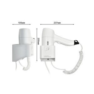 Фен настенный Puff-1205 характеристики