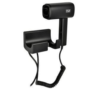 Фен настенный Puff-1601Bl с креплением вид сбоку