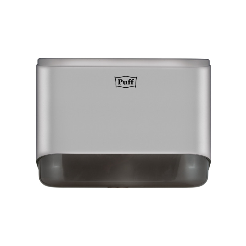 Диспенсер для бумажных полотенец Puff-5140S хром спереди