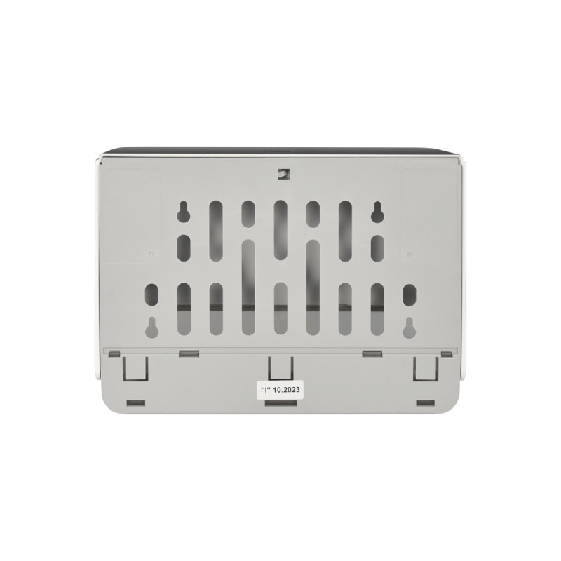 Диспенсер для бумажных полотенец Puff-5140Bl черный сзади