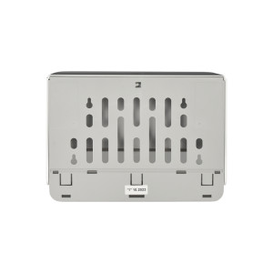 Диспенсер для бумажных полотенец Puff-5140Bl черный сзади