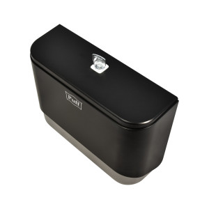 Диспенсер для бумажных полотенец Puff-5140Bl черный сверху