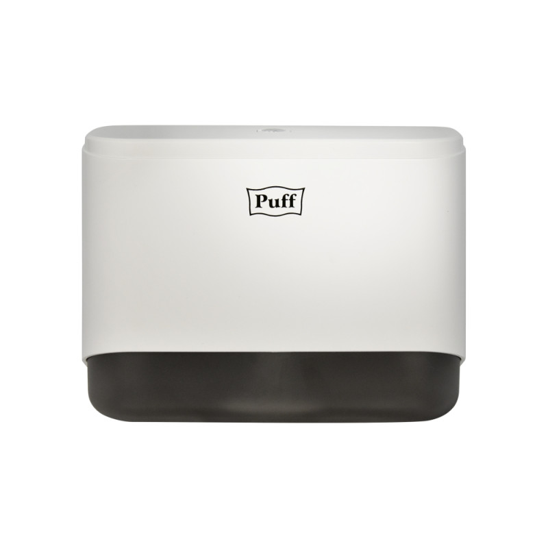 Диспенсер для бумажных полотенец Puff-5140 белый спереди