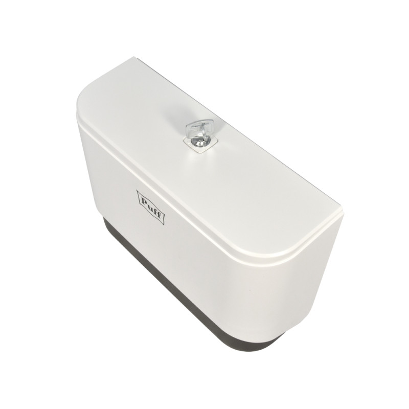 Диспенсер для бумажных полотенец Puff-5140 белый сверху