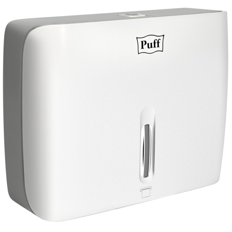 Диспенсер для бумажных полотенец  Puff-5145 белый