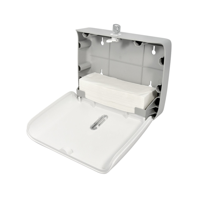 Диспенсер для бумажных полотенец  Puff-5145 белый полотенца