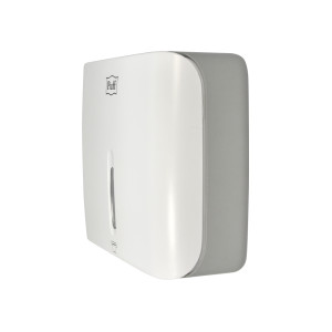 Диспенсер для бумажных полотенец  Puff-5145 белый сбоку