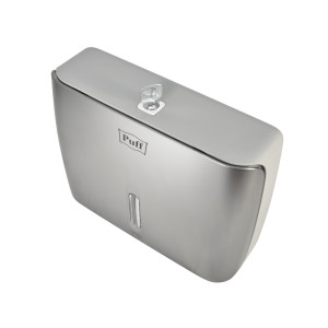 Диспенсер для бумажных полотенец  Puff-5145S хром сверху