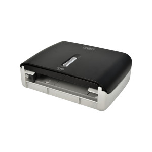 Диспенсер для бумажных полотенец  Puff-5145Bl черный снизу (1)