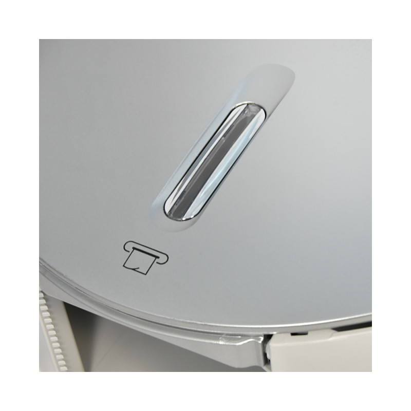 Диспенсер для туалетной бумаги Рuff-7145S хром смотровое око