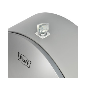 Диспенсер для туалетной бумаги Рuff-7145S хром металлический замок с ключом