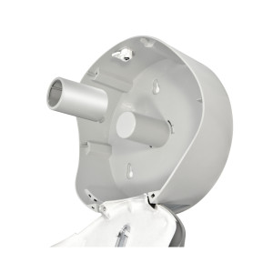 Диспенсер для туалетной бумаги Рuff-7145S хром в открытом виде сбоку