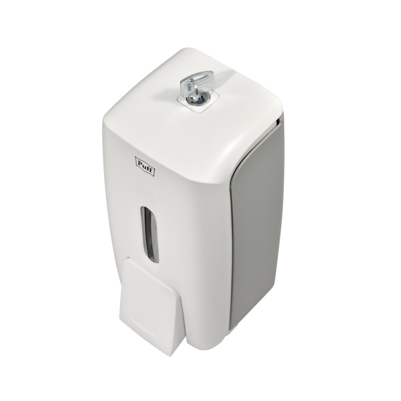 Дозатор жидкого мыла Puff-8120 белый сверху