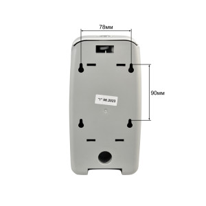 Дозатор жидкого мыла Puff-8120 белый сзади