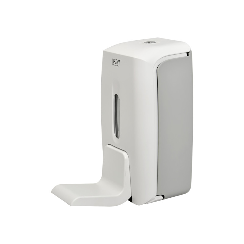 Дозатор универсальный Puff-8189 белый сбоку