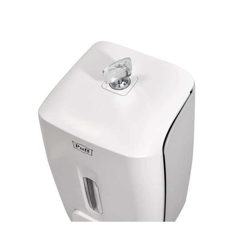 Дозатор универсальный Puff-8189 белый сверху