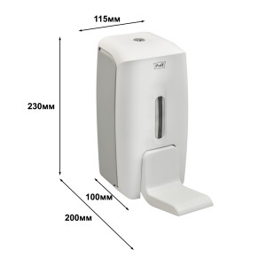 Дозатор универсальный Puff-8189 белый характеристики