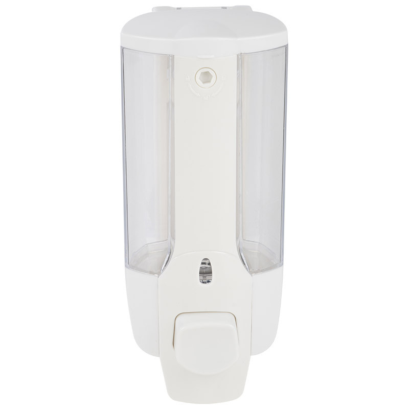 Дозатор жидкого мыла "Рыжий кот" B2526 белый спереди