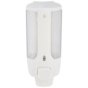 Дозатор жидкого мыла "Рыжий кот" B2526 белый спереди