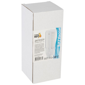 Дозатор жидкого мыла "Рыжий кот" B2526 белый в упаковке