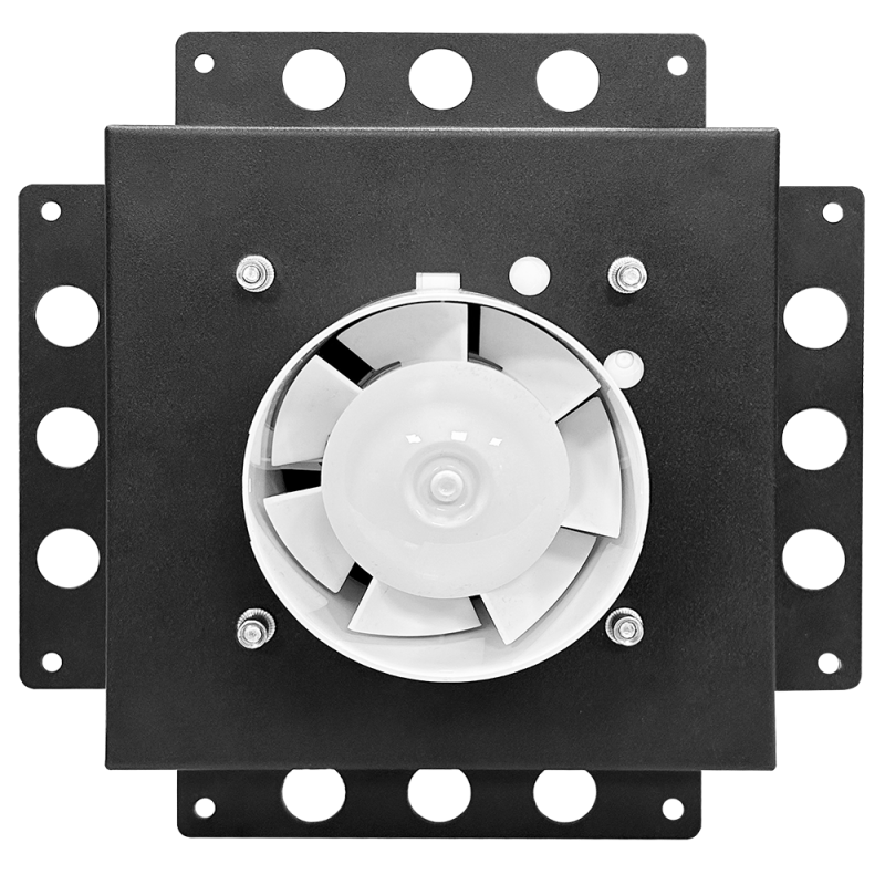 Вентиляционная решетка с вентилятором HOMY AIR PRO APS100BS 20x20 без маяка сзади