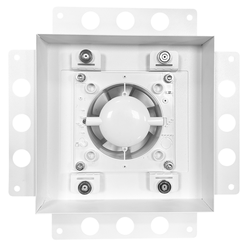 Вентиляционная решетка с вентилятором HOMY AIR PRO APS100WMHZ 20x20 с маяком без крышки