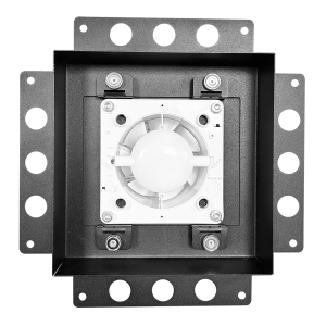 Вентиляционная решетка с вентилятором HOMY AIR PRO APT100BMHZ 20x20 с маяком без крышки
