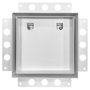 Вентиляционная решетка с вентилятором HOMY AIR PRO APS125WMTZ 25x25 с маяком с крышкой